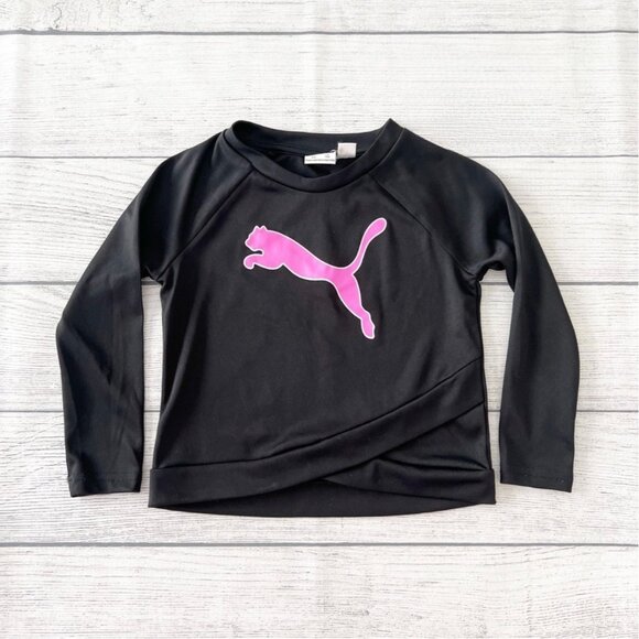 Puma Other - Puma Toddler Girl Long Sleeve Athletic Top Logo 12-18 Months